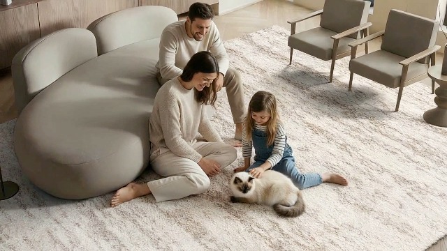 クリーム色 羊毛ラグ 約69cm x 約59cm Amazon.com: FLOKATI SHAG Ultra Thick 6x9 Rug. Long 4 その他